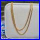 Solid 9ct Yellow Gold Curb Chain Necklace, 1.8mm wide, 16 18 20 Inches