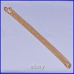 Solid 9ct Yellow Gold Curb Chain Necklace, 1.8mm wide, 16 18 20 Inches