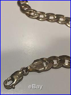 Solid 9ct gold chain 34grams