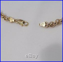 Solid Belcher Chain in 9ct Yellow Gold Length 20in (51cm) Weight 39.2g