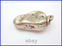 Solid Gold Nugget Pendant No Chain Not Scrap 6.3gms #120