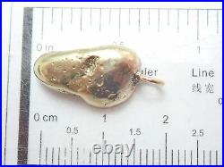 Solid Gold Nugget Pendant No Chain Not Scrap 6.3gms #120