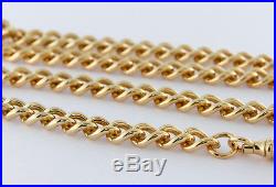 Solid Hallmarked 9ct Gold T-Bar Prince Albert Chain 18 39 G RRP £1490 AF1