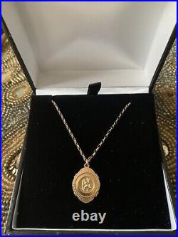 St Christopher 9ct Gold 24 Necklace Chain