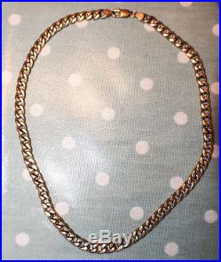 Stunning 9ct Gold 20 Curb Chain 25g 375 ITALY MADE