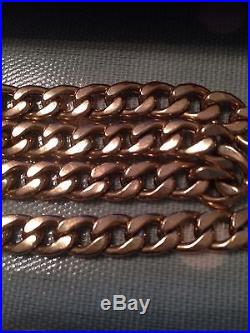 Stunning 9ct Gold 20 Curb Chain 25g 375 ITALY MADE