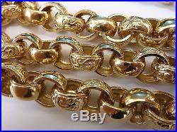 Stunning 9ct Gold 24 Round Belcher Chain Normal price £3899 Our price £3395
