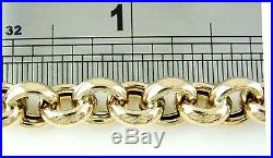 Stunning 9ct Gold Belcher Chain (50.1g) 18 Necklace 9k 375