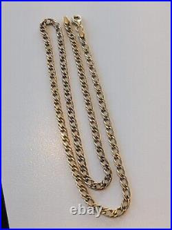 Stunning 9ct Gold Fancy Link Chain Necklace 51cm Long 11.86 Grams Weight