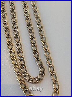 Stunning 9ct Gold Fancy Link Chain Necklace 51cm Long 11.86 Grams Weight