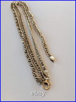 Stunning 9ct Gold Fancy Link Chain Necklace 51cm Long 11.86 Grams Weight