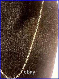 Stunning 9ct Gold Ladies Gents 21.5 Belcher Link Necklace Chain 375 9k Jewelery