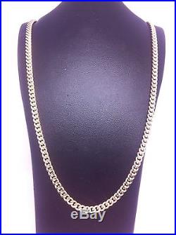 Stunning 9ct Gold Traditional Curb Chain 25gms 28inches UK HallmarkRRP £975