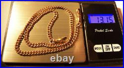 Stunning Antique Very Fine Rare Solid 9ct 375 Gold Watch Chain/Double Bracelet
