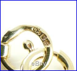 Stunning Heavy 9ct Gold Box Chain (22 20.37g) Hallmarked Necklace 9k 375