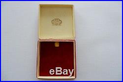 Suffragette Edwardian 9ct Gold Pendant & Gold Tone Chain C1905's Period Box