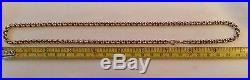 Superb 9ct Gold Belcher Chain Necklace. 20 1/2 inches. Great Cond. 16.62 grams
