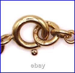 Superb, 9ct Gold,'Fancy Link' Chain Necklace, 17 Inches, 8.8 Grams, Perfect