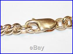 Superb 9ct Gold Solid Curb Necklace 19 inches long 36.9 Grams