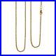 TJC 9ct Yellow Gold Chain Necklace for Women Size 20 Inches with Lobster Clasp