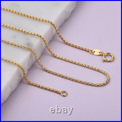 TJC 9ct Yellow Gold Spiga Chain Necklace Size 20 Metal Wt. 2 Grams