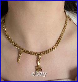 Tessa Metcalfe 9ct Gold & Gold Plated Claw Necklace RARE