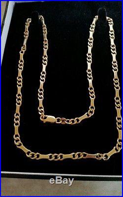 This is a fantastic looking 9ct GOLD CHAIN quality at its best. Full hallmarks