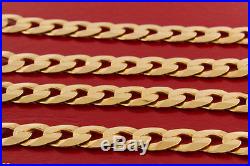 UK Hallmarked 9 ct Gold Large Curb Chain 26.5 76.7 G RRP £2765 BXQ2