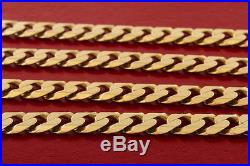 UK Hallmarked 9 ct Gold Solid Curb Chain 24.5 46.8 G RRP £1645 BXF1