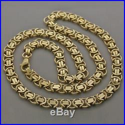 UK Hallmarked 9ct Gold Heavy Byzantine Chain -30 -11mm -152G RRP £6090 (B21 30)