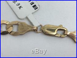 Unisex 9ct Gold 14.79g Curb Necklace 47894/140