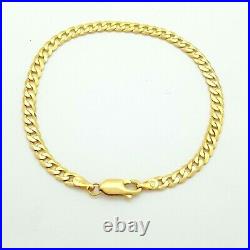 Unisex Bracelet 9ct (375,9K) Yellow Gold Curb Chain Bracelet