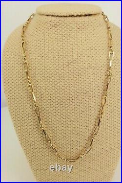 Unoaerre 1AR Italian 9ct Gold Fancy Link Designer Necklace Chain. NICE1