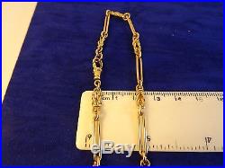 Unusual Long Solid 9ct Gold Fancy CHAIN NECKLACE 24 25gr Hm Gift cx334 RRP1250