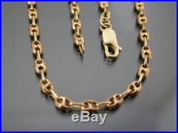 VINTAGE 9ct GOLD ANCHOR NECKLACE CHAIN 19 inch 1989