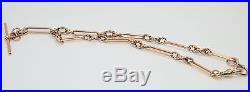 VINTAGE 9ct Yellow Gold Fob Chain with T-Bar Australian RRV $4,320.00