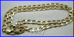 Very Heavy 9ct Gold Gents Curb Link Neckchain