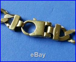 Very Heavy Large Curb-Link Mens' 9ct Gold Necklace. 25 85.9 grams NOT SCRAP