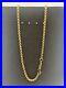 Victorian 9CT Gold 40cm Chain Necklace Original Barrel Clasp 1890s R80