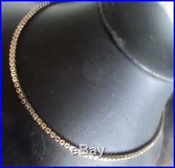 Victorian 9ct Gold Chain / Necklace / Choker c. 1880/90s Stamped 9c