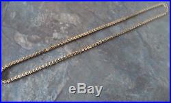 Victorian 9ct Gold Chain / Necklace / Choker c. 1880/90s Stamped 9c