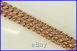 Victorian 9ct Gold Double Albert Watch Chain / Necklace / Bracelet. NICE1
