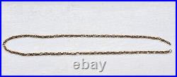 Victorian Antique 9ct Gold Belcher Chain Unusual Link