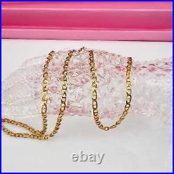 Vintage 9ct 375 yellow gold Mariner Anchor Link Unisex chain necklace 5g 61cm