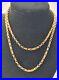 Vintage 9ct Gold Belcher Chain/necklace (52cm) Excellent
