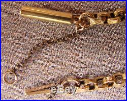 Vintage 9ct Gold Fancy Belcher Link Chain Necklace Barrel Clasp 20 12g