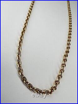 Vintage 9ct gold belcher chain 9.8G