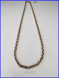 Vintage 9ct gold belcher chain 9.8G