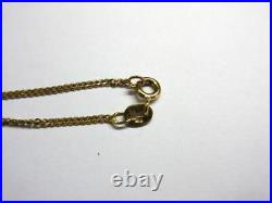 Vintage Italian 9ct, 9K GOLD 22 long CURB LINK NECKLACE, CHAIN