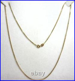 Vintage Italian 9ct, 9K GOLD 22 long CURB LINK NECKLACE, CHAIN